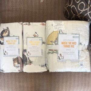 “Where the Wild Things Are” Pottery Barn Nursery Bedding - NWT